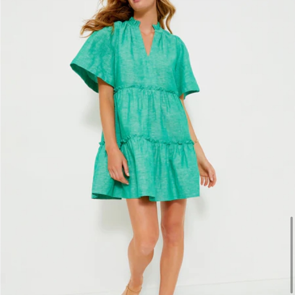 NWT Tuckernuck Green Crawford Tiered Dress